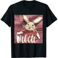 thumbnail image 1 of Women Easter Bunny Shirts Rabbit Casual Graphic Tees Letter Print Short Sleeve Tees Top, 1 of 3