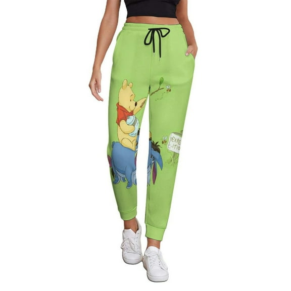 Women Ee-Yore Sweatpants Funny 3D Print Sports Joggers Pants Casual Graphic Trousers with Drawstring