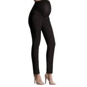 HIRIGIN Women Elastic Belly Protection Maternity Pregnant Leggings Pants Pencil Pants Black Size S