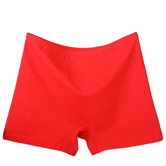Women Elastic Panties Cotton Stretch Full Coverage Underwear Breathable High Waisted Briefs Red 4XL