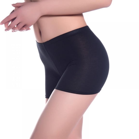 Women Elastic Shorts Model Seamless Solid Short Female Soft Comfortable Short