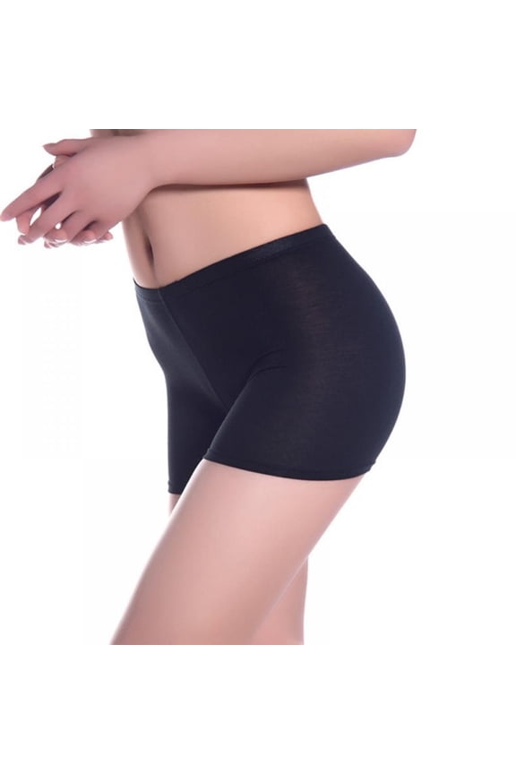 Women Elastic Shorts Model Seamless Solid Short Female Soft Comfortable Short