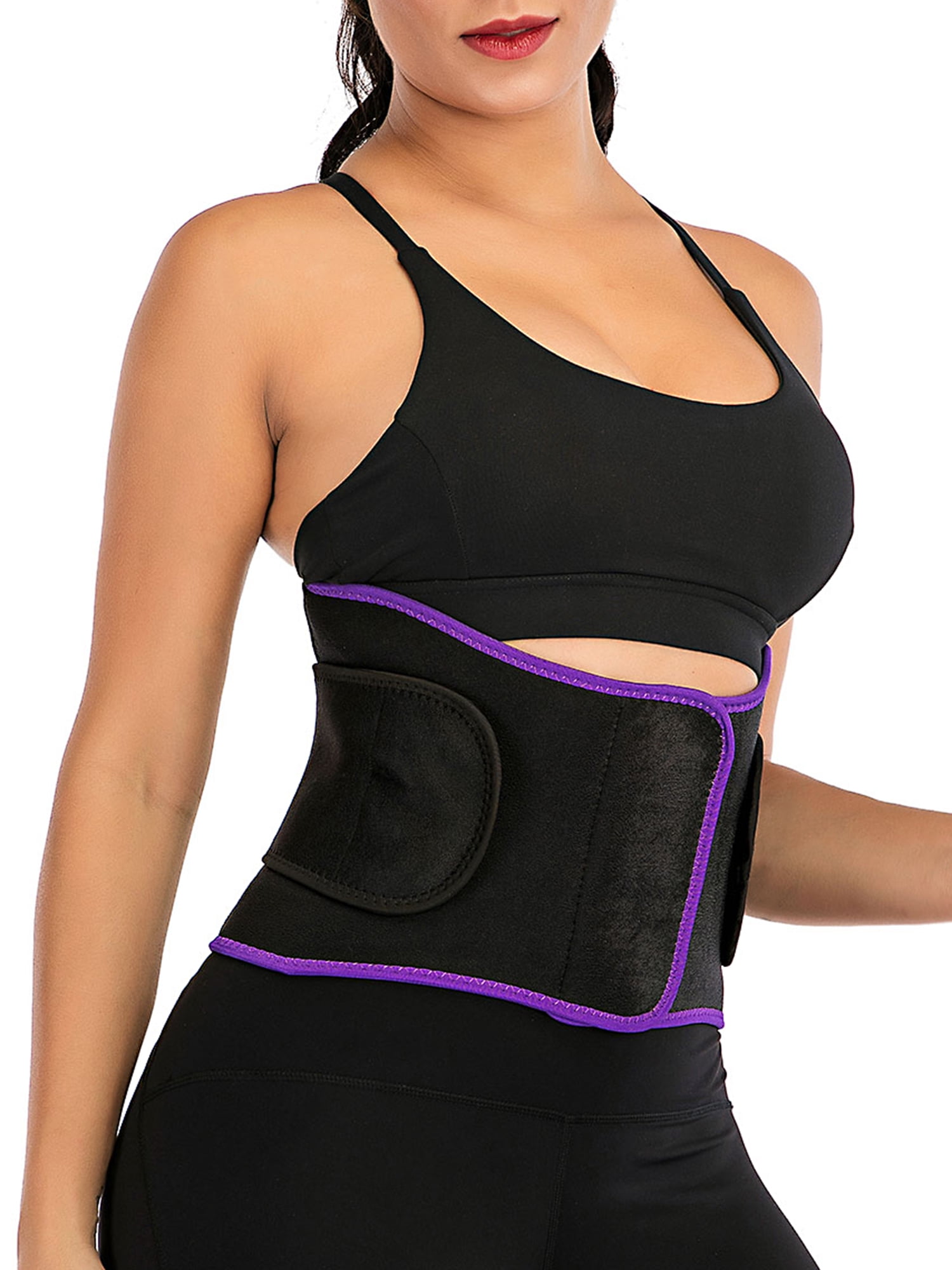 Women Elastic Waistband Support Abdominal Binder Cincher Corset Shaper Trainer Trimmer Body Shaper Waist Training Butt Lifter Firm Control Tummy Belly Slim Waistline Girdle Slimming Wrapper