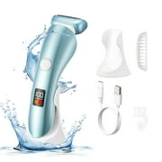 Women Electric Razor - Ladies Bikini Trimmer Wet Dry Shave - Cordless Ladies Shaver for Legs, Arm, Underarms