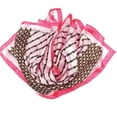 thumbnail image 1 of Women Elegant Baby Pink Shackles Pattern Scarf, 1 of 2