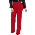 thumbnail image 1 of Women Elegant Loose Wide-Leg Pants High-Waisted Stretch Long Trousers Solid Color Comfortable For All Seasons Suitable For Both Casual And Formal Occasions, 1 of 4
