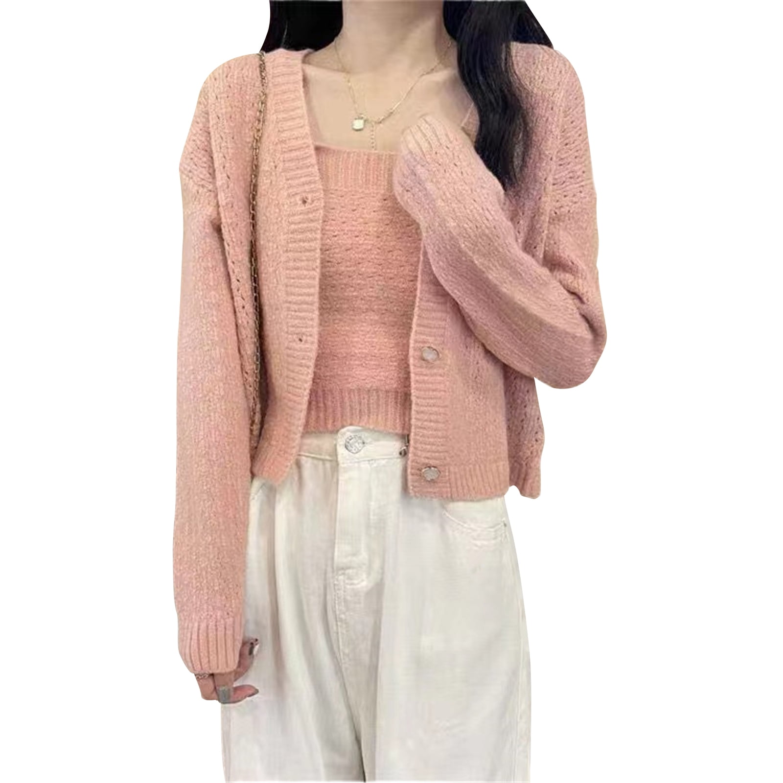 ALTALIVA Fashion Lightweight Soft Chunky Knit Open Front
