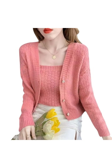 Cardigan And Top Set