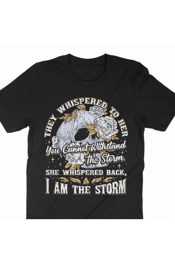 Women Empowerment Gift Strong Girl Storm Motivational Art Graphic Tee,for unisex up to size 5XL