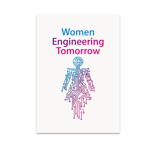 Women Engineering Tomorrow Circuit Art - STEM Enthusiast - 13x19 Poster Print