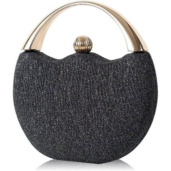Women Evening Bag Glitter Clutch Bag Bridal Wedding Purse Sparkly Handbag
