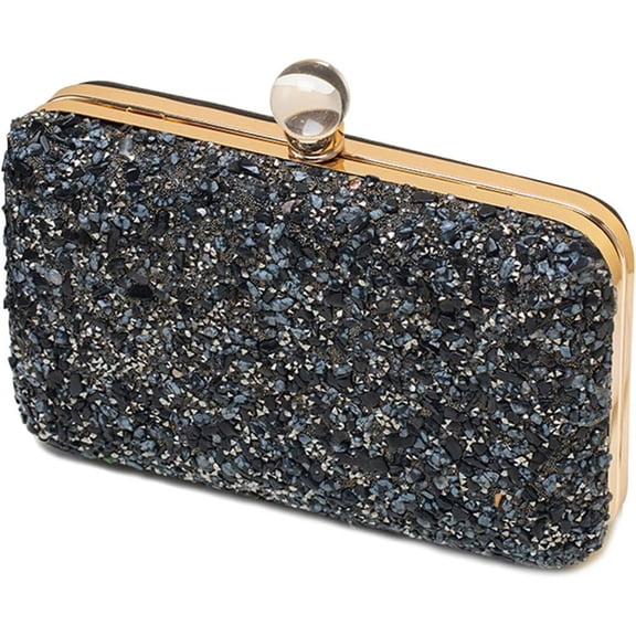 Women Evening Bag Rhinestone Clutch Bag Ladies Handbag With Detachable Chain Bridal Wedding Purse