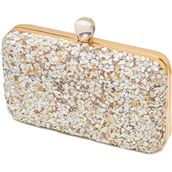 Women Evening Bag Rhinestone Clutch Bag Ladies Handbag With Detachable Chain Bridal Wedding Purse