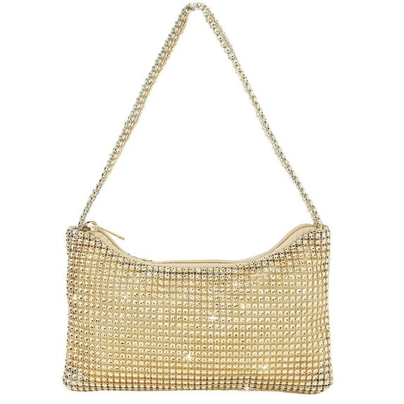Women Evening Bags Rhinestone Clutch Purse Sparkly Cocktail Party Mini Handbag Cross Body Hobo Bag