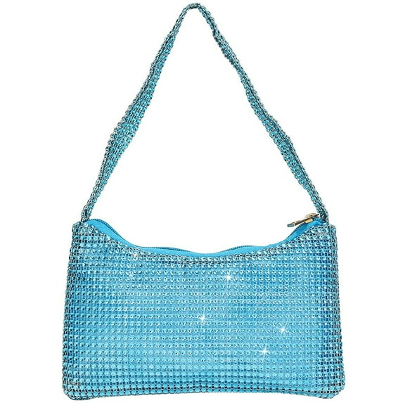 Women Evening Bags Rhinestone Clutch Purse Sparkly Cocktail Party Mini Handbag Cross Body Hobo Bag