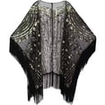 thumbnail image 1 of Women Evening Cape Soft Satin Evening Scarves Wedding Bridal Cape Shawl Wraps Sequin Evening Cape Gatsby Party Bridal Shawl For Evening Dresses, 1 of 7