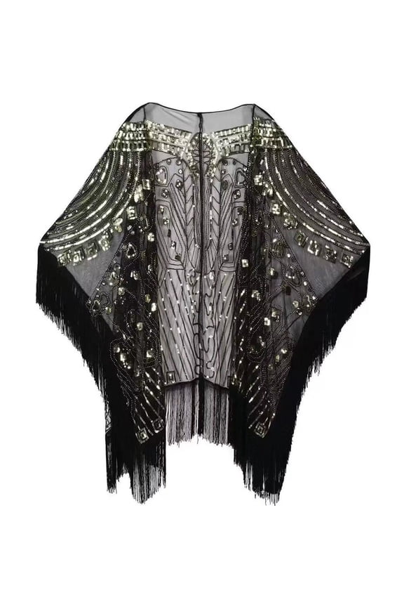 Women Evening Cape Soft Satin Evening Scarves Wedding Bridal Cape Shawl Wraps Sequin Evening Cape Gatsby Party Bridal Shawl For Evening Dresses