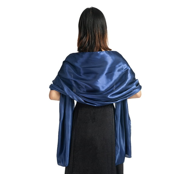 Women Evening Dress Wedding Shawl Solid Color Party Shawl Scarf Women Wrap