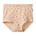 thumbnail image 1 of Women Extra Large Super Plus Size Women's Panties High Waist Briefs Breathable Soft Ladies Panties Yellow 5XL, 1 of 2