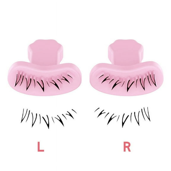 Women Eyelash Stamps Tool Eye Makeup Tool DIY Lower Lashes Extensions Natural Look for Make Up Beginner False Eyelash