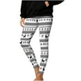 thumbnail image 1 of Women Fall Clothes Christmas Pants for Women Womens High Waist Trousers with High Waist for Christmas Slim Fit Pants for Work Stretchy Comfortable My Items, 1 of 9