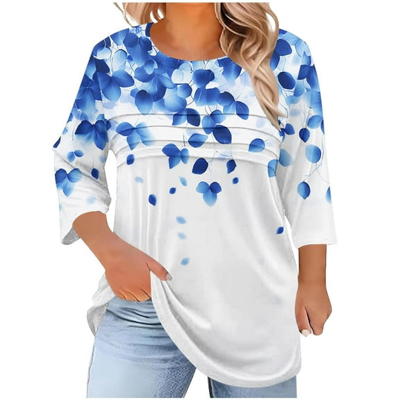 Women Fall Clothes Trendy Corset Tops Going Out Lace 3/4 Sleeve Shirts Plus Size Long Cropped Sweatshirts Plus Size