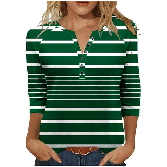 Women Fall Clothes Trendy Corset Tops Going Out Leather Vneck 3/4 Sleeve Shirts Pack Oversized Sweatshirt Crewneck