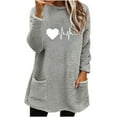 thumbnail image 1 of Women Fall Clothes Trendy Cropped Sweatshirt With Collar Fashion Hoodies & Sweatshirts Long Sleeve Tops White, 1 of 4