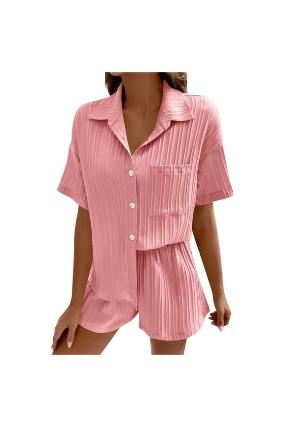 Women Fall Fashion Short Sets 2 Piece Plain Shorts Top Lounge Beach Vacation Two Piece Outfits Tracksuits 2025