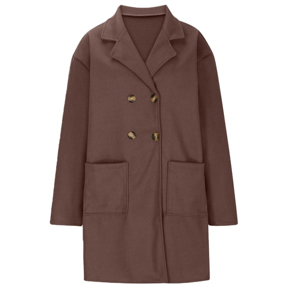 Women Fall Long Cardigan Sweater Trendy Knit Jacket Coat Dressy Blazer Coatigan Brown XXL