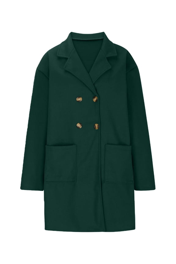 Women Fall Long Cardigan Sweater Trendy Knit Jacket Coat Dressy Blazer Coatigan Green XL