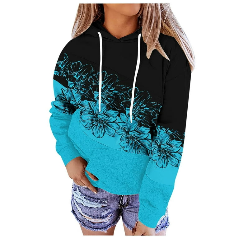 Vintage flower hoodie store
