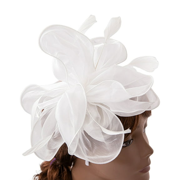 Women Fascinator Headband Derby Pillbox Cocktail Tea Party Headband Fascinator Headband Flower Fascinator Hat