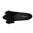 thumbnail image 1 of Women Fashion Bowknot Flats Comfort Pointed Toe Dress Shoes Cute Slip On Ballet Flats Comfortable Work Shoes, 1 of 9