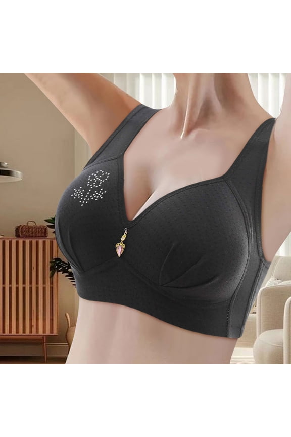 Women Fashion Casual Breathable Tube Top Bra Underwear Without Steel Ring Gathering And Adjusting Bro Womens Bras Comfortable plus Size Size E Bras for Women Brazier for Women Women Bras plus Size