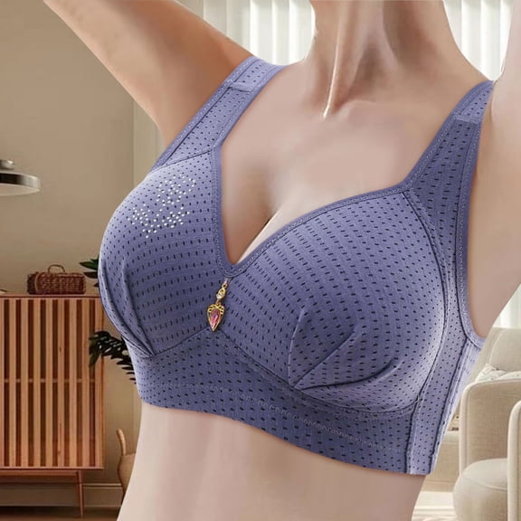 Women Fashion Casual Breathable Tube Top Bra Underwear Without Steel Ring Gathering And Adjusting Bro Womens Bras Comfortable plus Size Size E Bras for Women Brazier for Women Women Bras plus Size