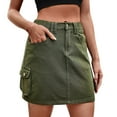 Women Fashion Casual High Slim Waist Women Skirt Pants Shorts With
