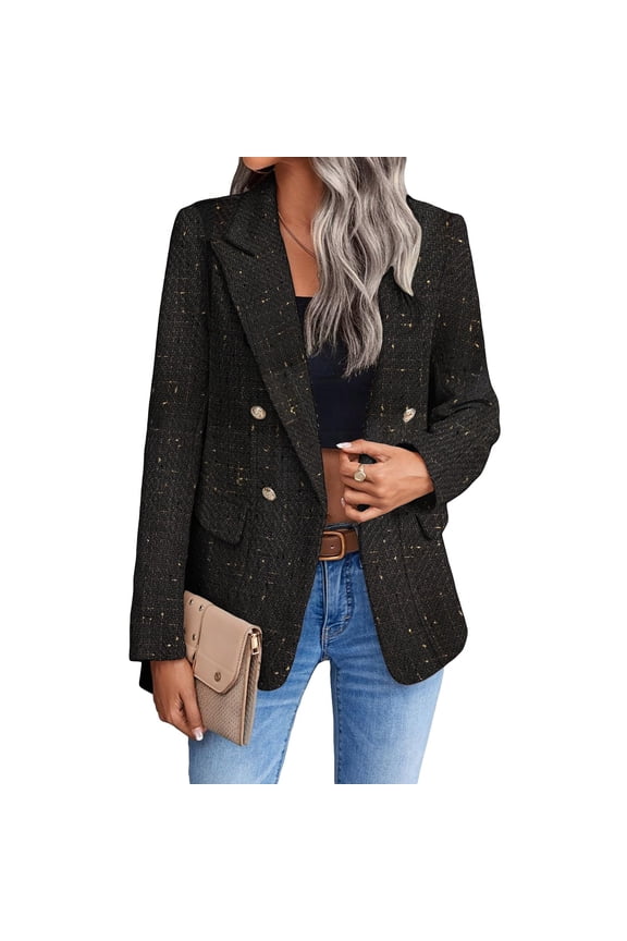 Women Fashion Casual Open Front Business Elegant Work Suit Top Pocket Half Vest Woman Coat Insulated down Jacket Women Microfiber Coat Women plus Size Women Jackets and Coats 2x Sweaters for
