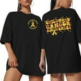 thumbnail image 1 of Women Fashion Casual Print Round Neck Short Sleeve T Shirt Top Turtle Neck Top for Women Neck Tee Shirt Plain Long Sleeve Shirt Women Womens Tee Shirts Short Sleeve Womens Graphic Long Sleeve T Shirts, 1 of 4
