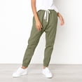 thumbnail image 1 of Women Fashion Casual Solid ElasticWaist Pant With Pocket Loose Pants Trousers Loose Fitting Pants for Women Dressy Casual Boot Cut Dress Pants for Women Business Casual Women Casual Pants Suits Women, 1 of 8