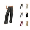 thumbnail image 1 of Women Fashion Elastic Waist Pant With Pocket Loose Harem Pants Printed Crop Pants Womens Pants Summer, 1 of 7