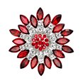 thumbnail image 1 of Women Fashion Flower Brooch Crystal Rhinestone Jewelry for Wedding Party Gift, 1 of 8