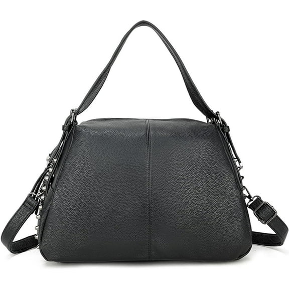 Women Fashion Handbag Set 3pcs PU Leather Purse Crocodile Pattern Shoulder Bag Top-Handle Satchel Tote Wallet