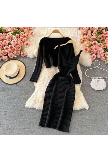 slim fit dress slacks African Print 2-Piece Dress Set Dela main image 0