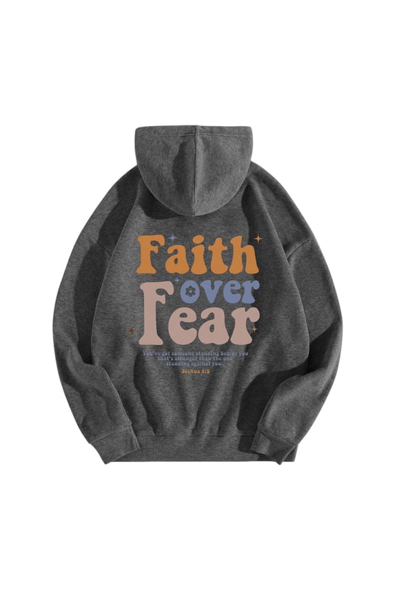 Women Fashion Letter Print Hoodie Long Sleeve Hooded Sweatshirt Top Pullover Slogan Graphic Drop Shoulder Drawstring Hoodie Womens Hoodies Zip up Sweatshirts Drawstring Hoodie Womens Light Weight