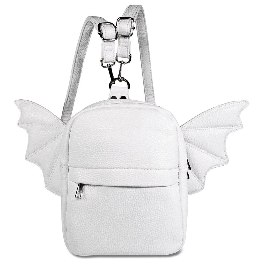 Women Fashion Mini Backpack Detachable Bat Angel Wing Shoulder Bag