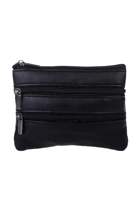 Women Fashion Mini Purse Coin Card for Key Ring Wallet Pouch Zipper Small Change