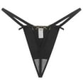 thumbnail image 1 of Women Fashion Panties Soft Hot Love Chain Bow Tie Low-Waisted Seamless Dailywear Comfy Lightweight Briefs No Show Breathable Stretch Thong Underpants, 1 of 7