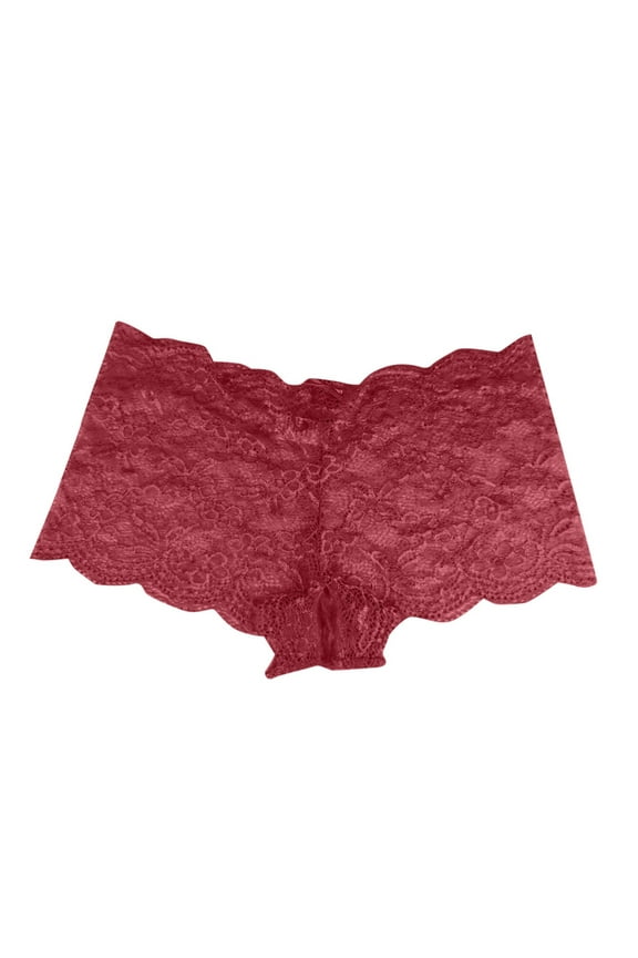 Women Fashion Panties Soft Lace Open Multi Color Plus Size Dailywear Comfy Lightweight Briefs No Show Breathable Stretch Thong Underpants