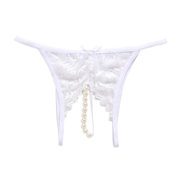 JIKNTTR Women Fashion Panties Soft Pure Color Lace Crotch Transparent Dailywear Comfy Lightweight Briefs No Show Breathable Stretch Thong Underpants